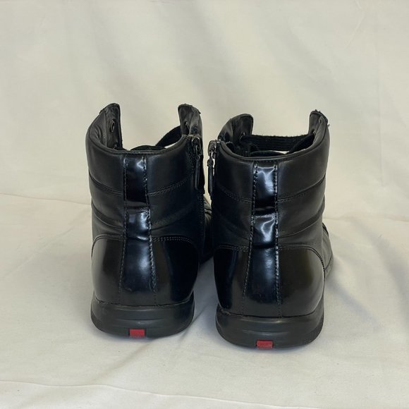 Prada Black Leather High Tops - Picture 5 of 5